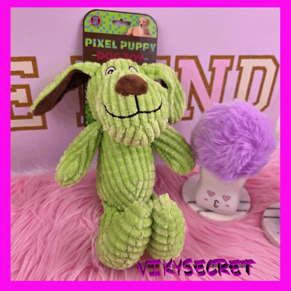 ❤️ NWT Pixel Puppy Dog Toy Pet Toy #7373 ❤️